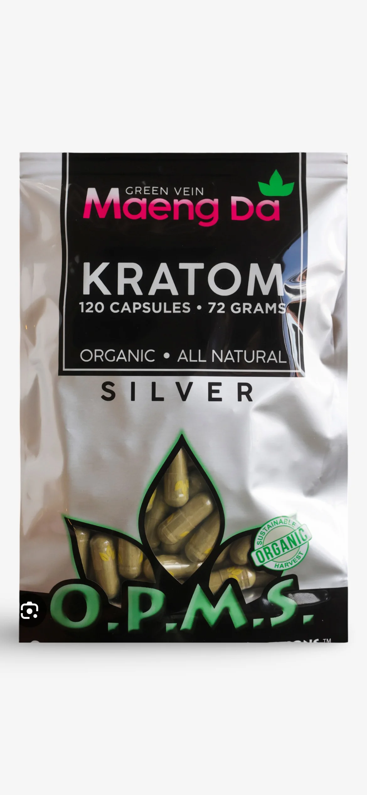 OPMS Silver Maeng Da 120ct